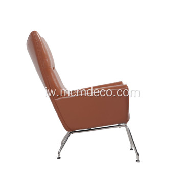 הנס ג&#39;יי ווגנר העתק כיסא כנף מעור CH445